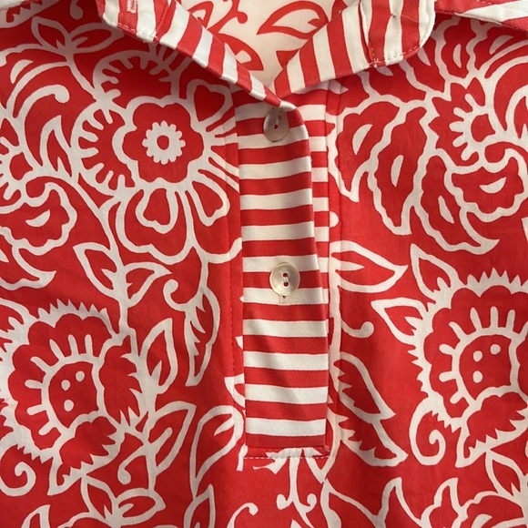 Gretchen Scott Designs Stretchy Cotton shirt w 3/4 Sleeves - Picture 3 of 8